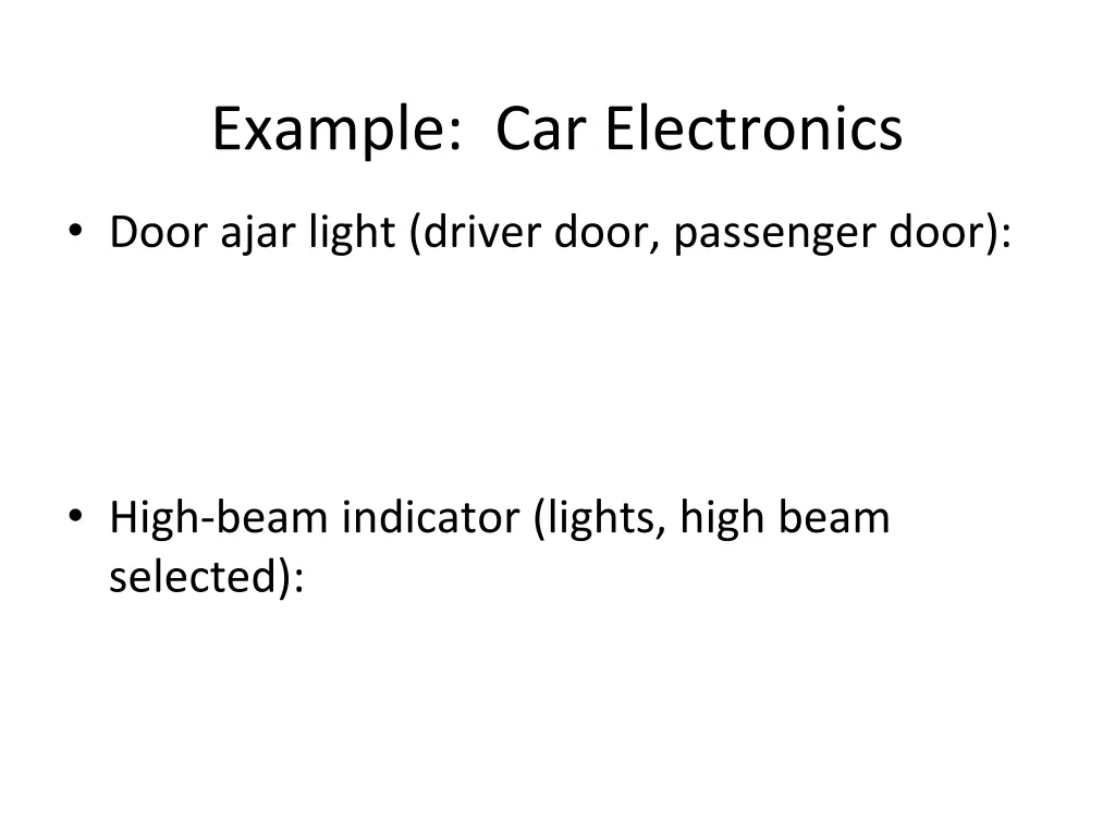 example car electronics