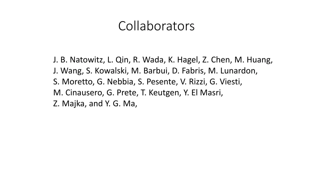 collaborators