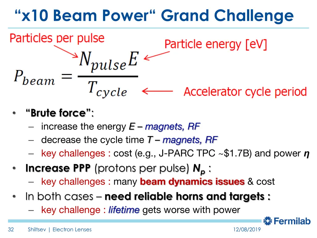 x10 beam power grand challenge