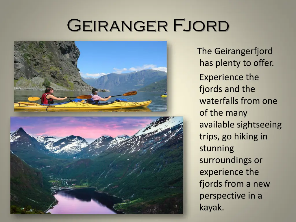 geiranger fjord