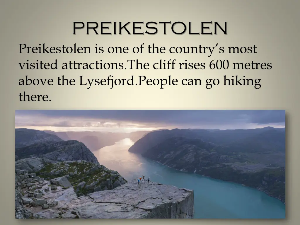 preikestolen preikestolen is one of the country