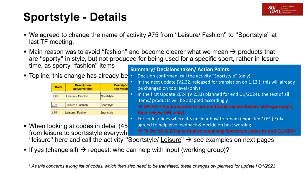 sportstyle details