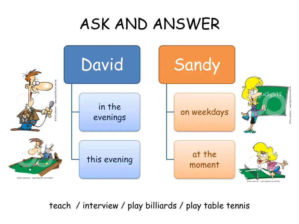 ask and answer 1