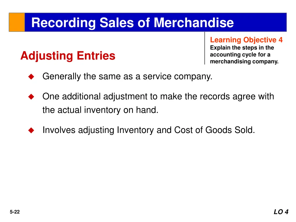 recording sales of merchandise 3