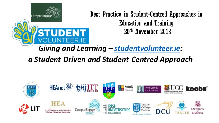 best practice in student centred approaches