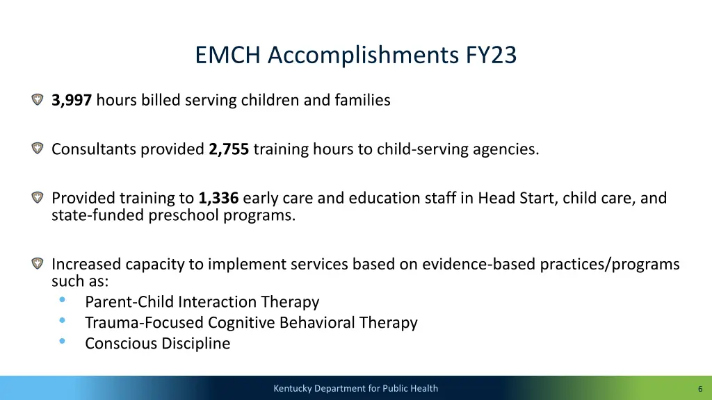 emch accomplishments fy23