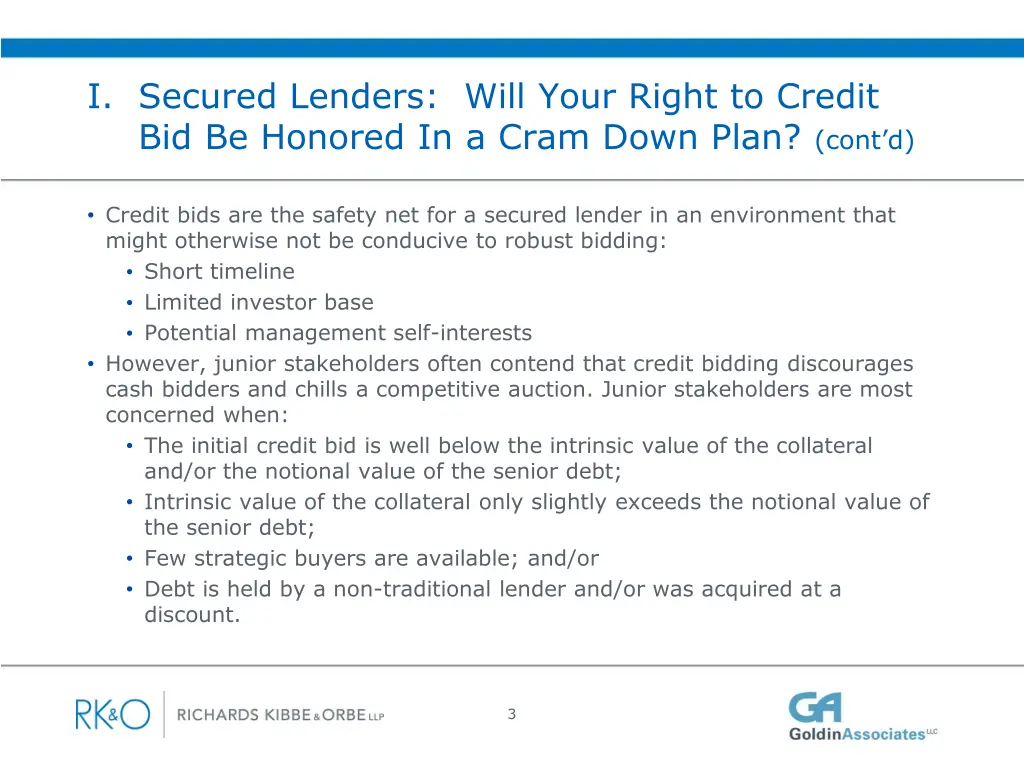 i secured lenders will your right to credit 1