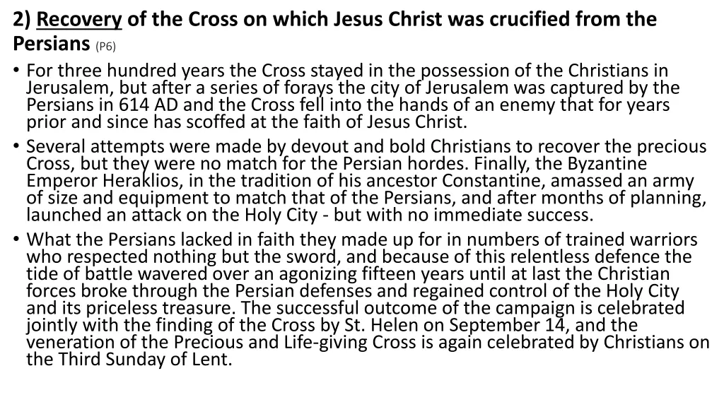 2 recovery of the cross on which jesus christ