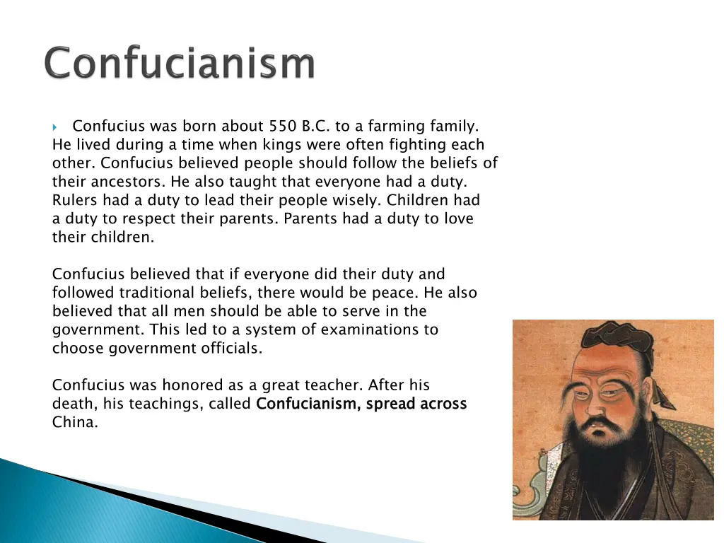 confucius was born about 550 b c to a farming