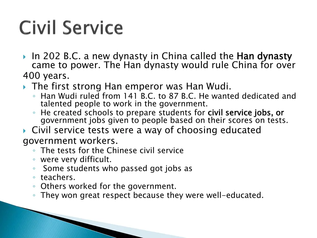 in 202 b c a new dynasty in china called