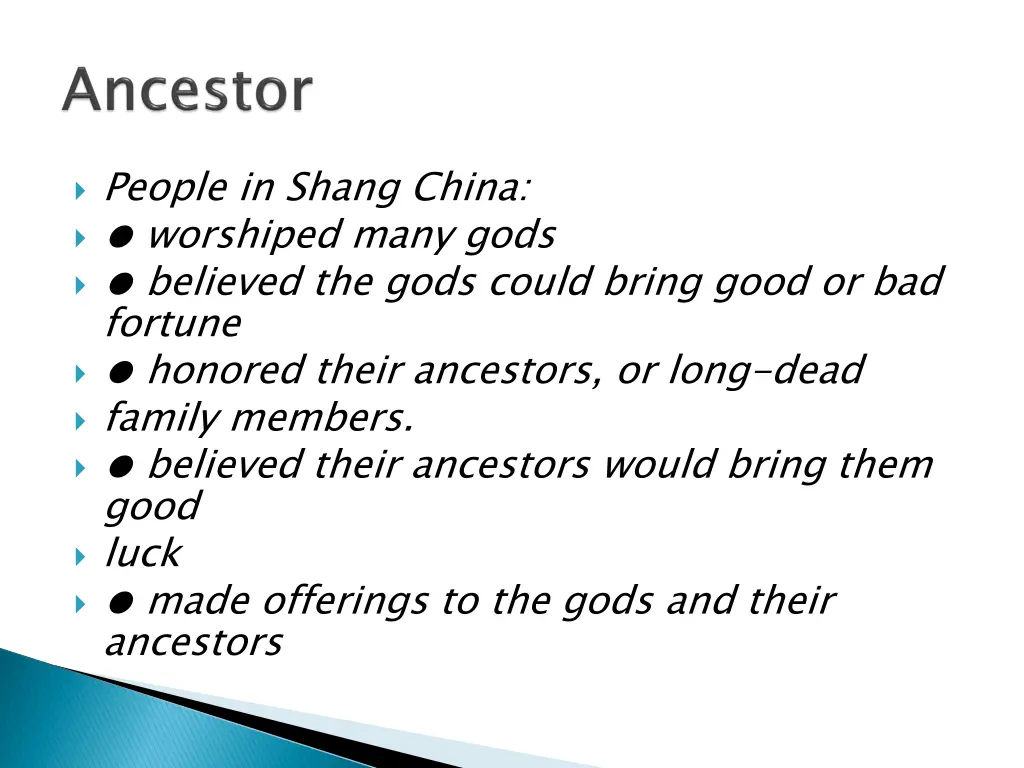 people in shang china worshiped many gods