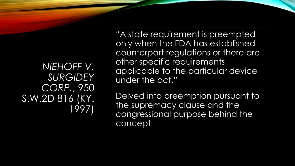 a state requirement is preempted only when