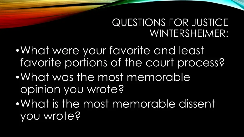 questions for justice wintersheimer