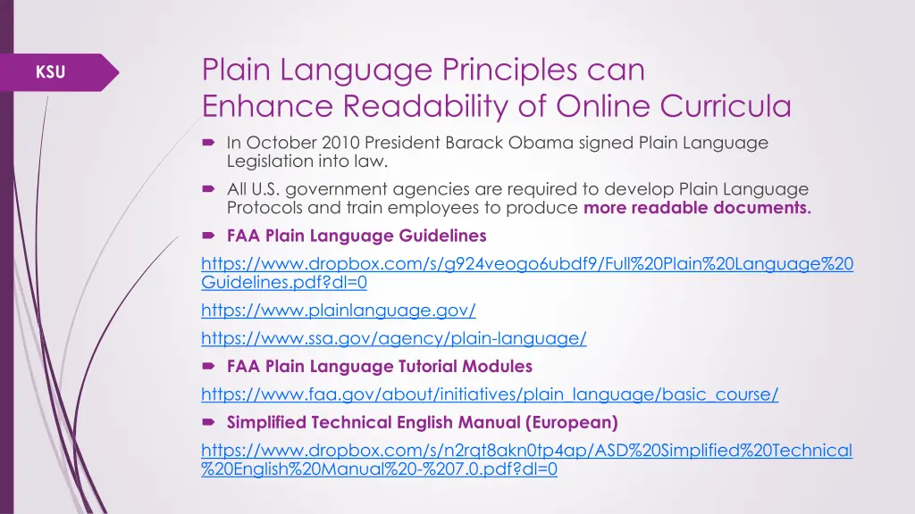 plain language principles can enhance readability