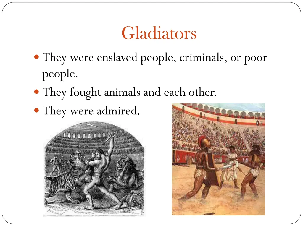 gladiators