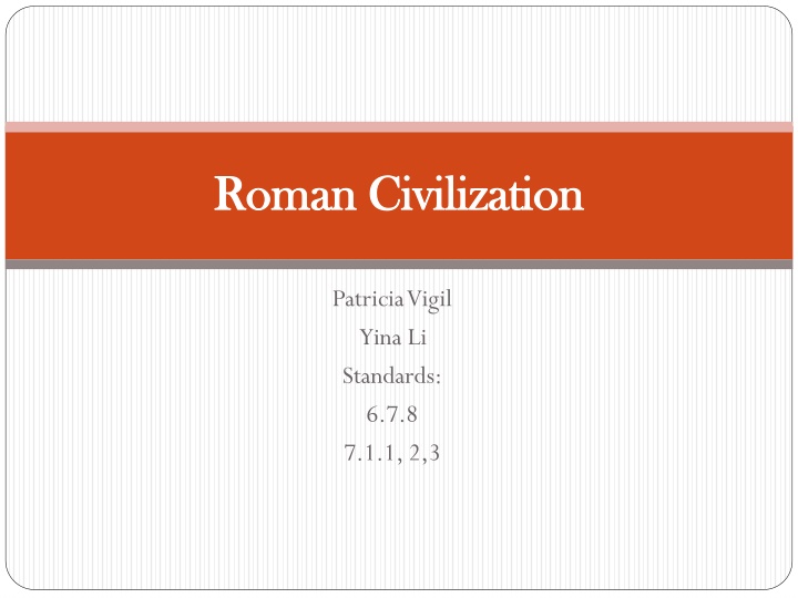 roman civilization roman civilization