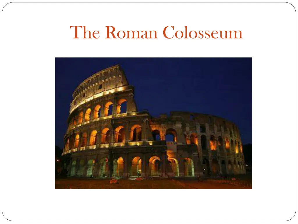 the roman colosseum 1