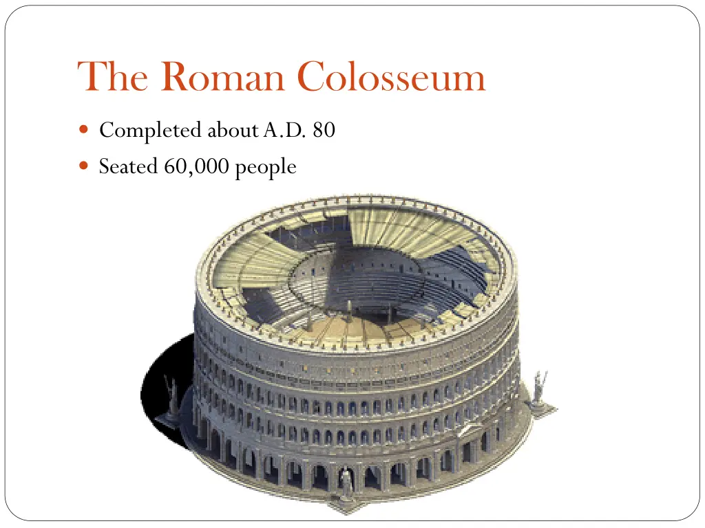 the roman colosseum