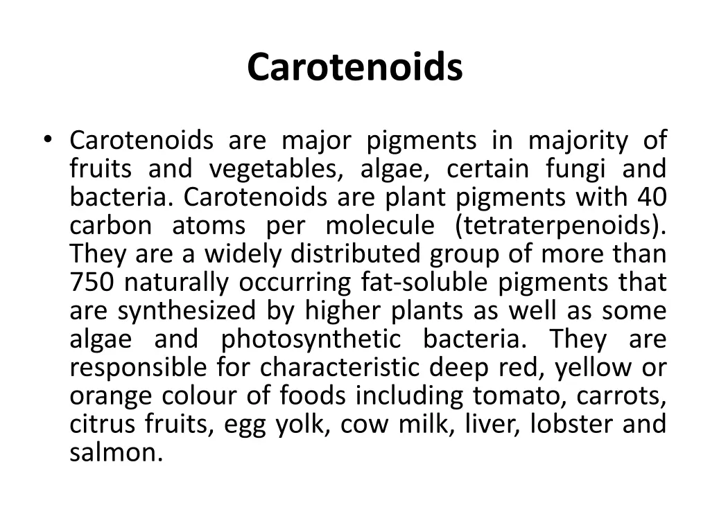 carotenoids