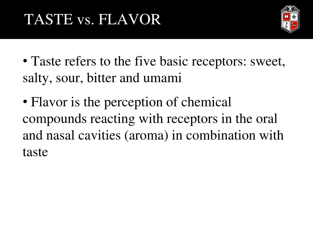 taste vs flavor