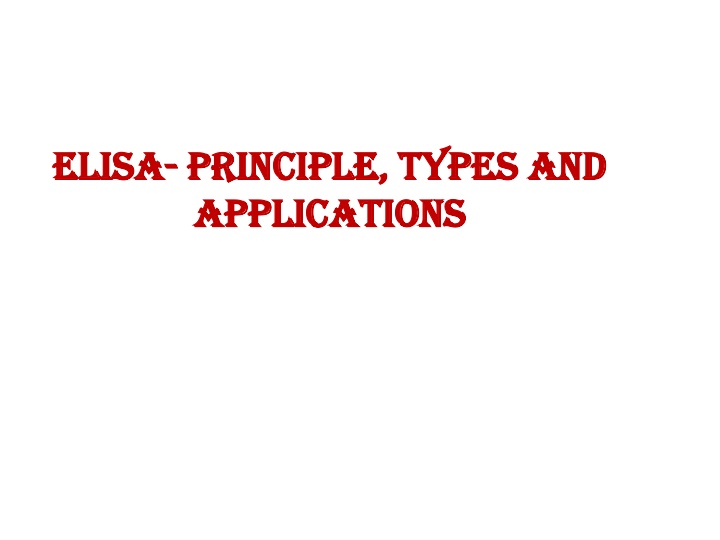 elisa elisa principle types and principle types