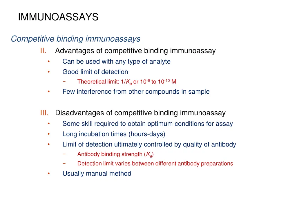 immunoassays 19