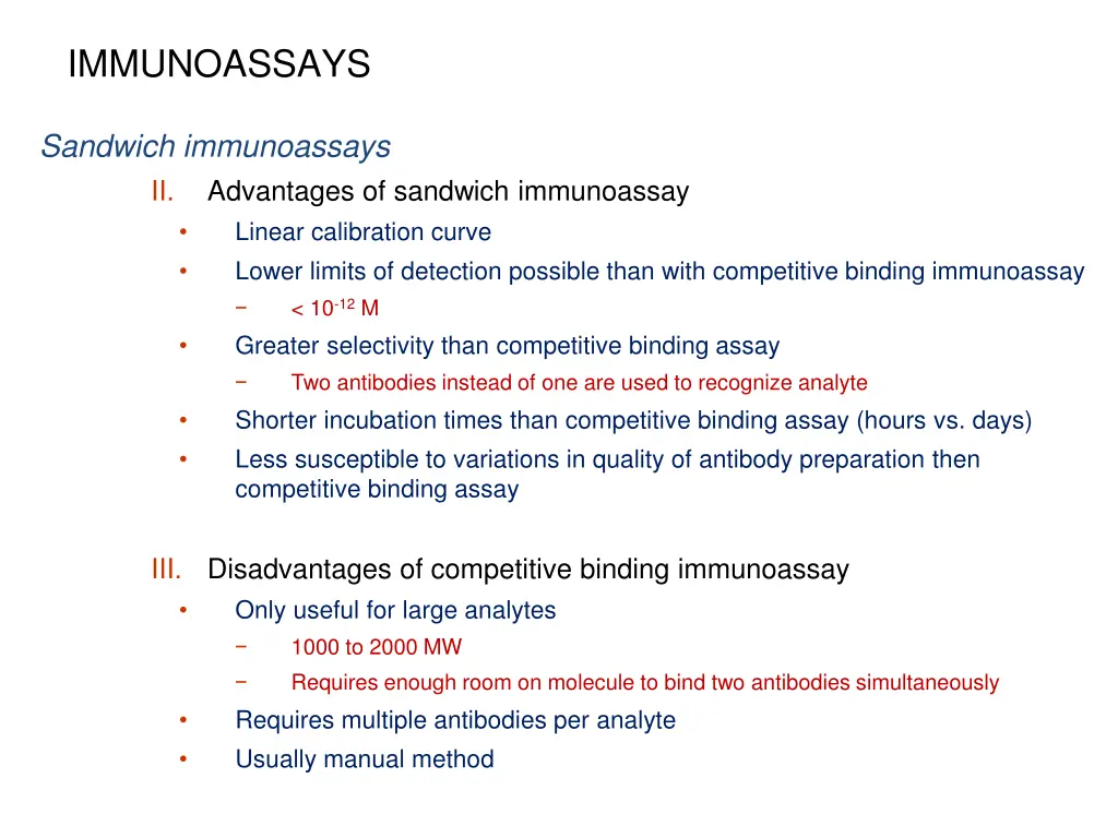 immunoassays 22