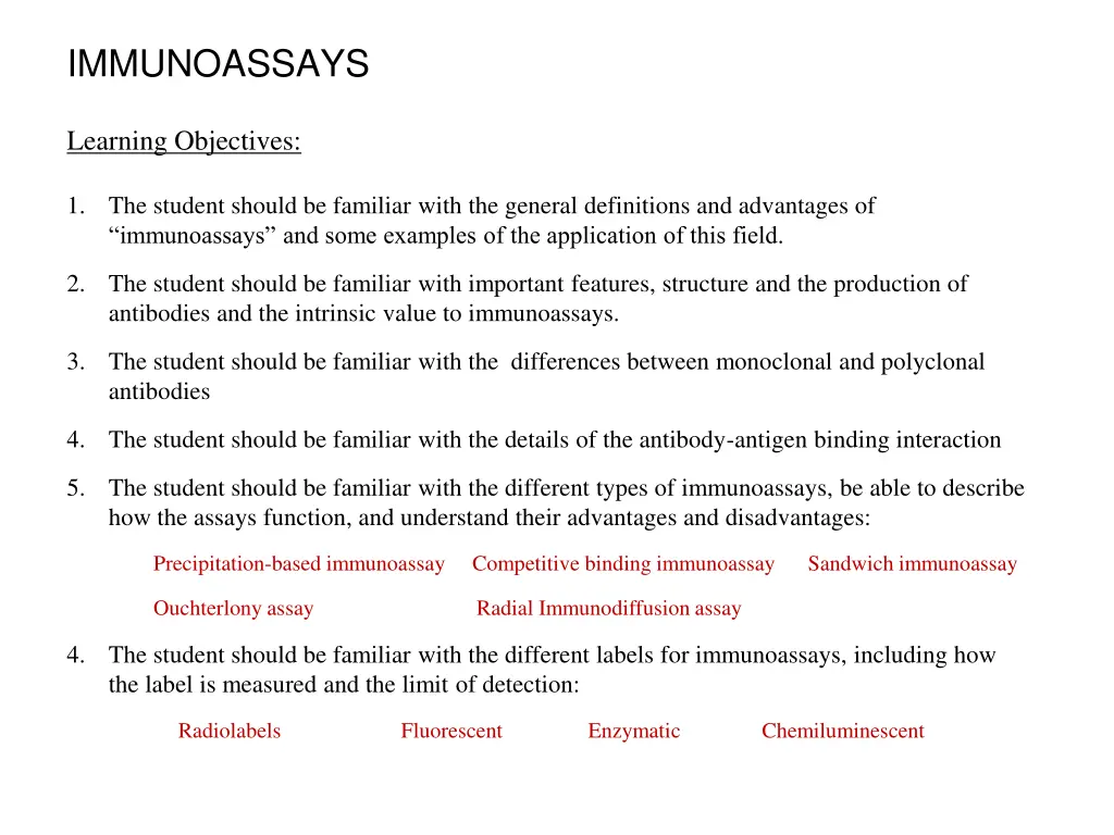 immunoassays 24