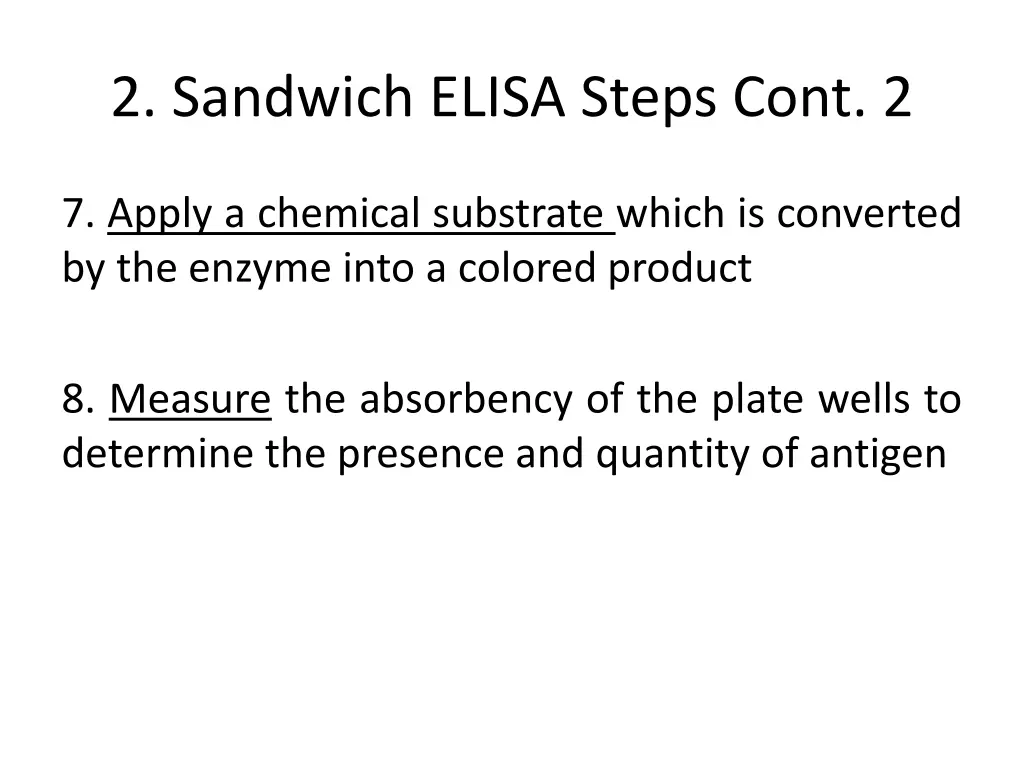 2 sandwich elisa steps cont 2