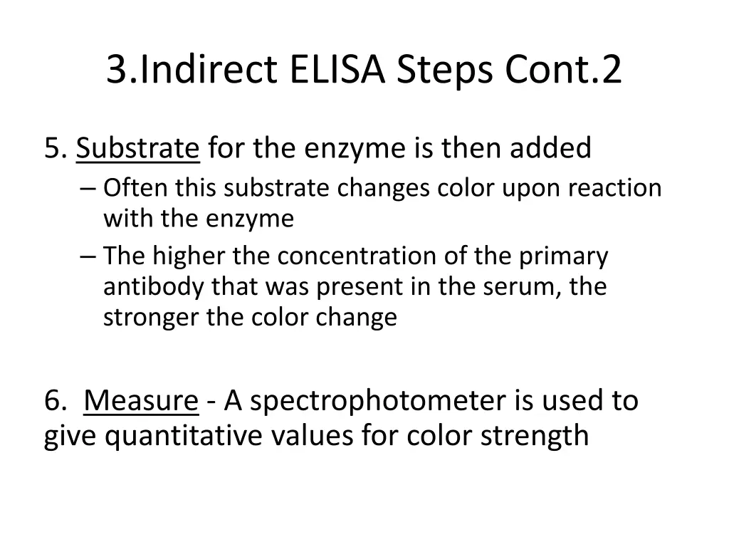 3 indirect elisa steps cont 2