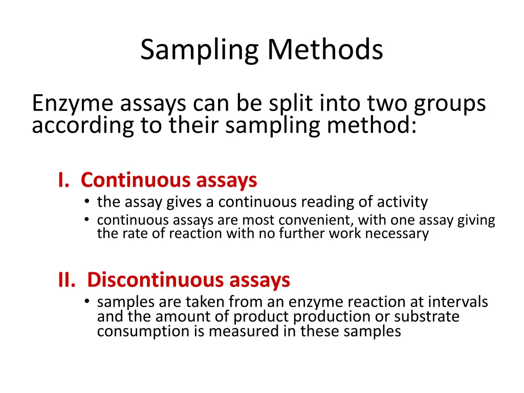 sampling methods