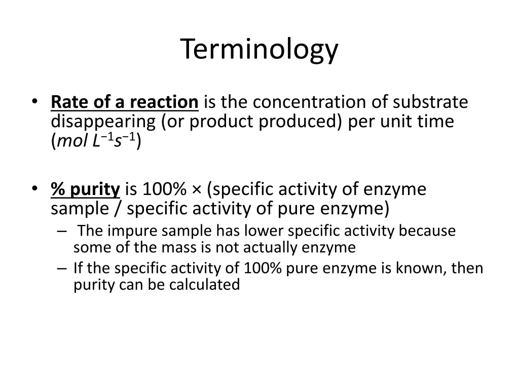 terminology