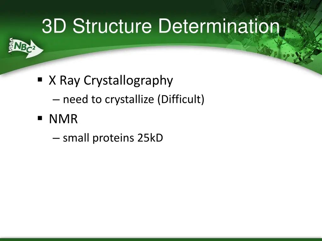 3d structure determination