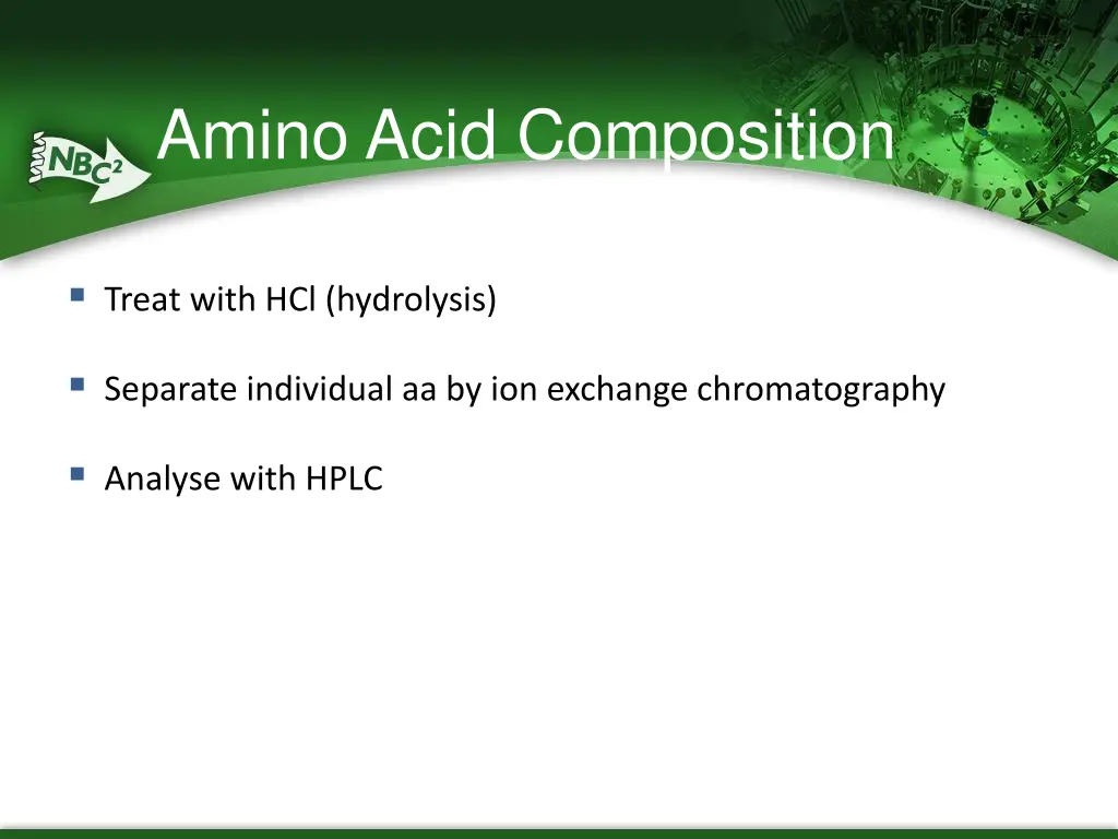 amino acid composition