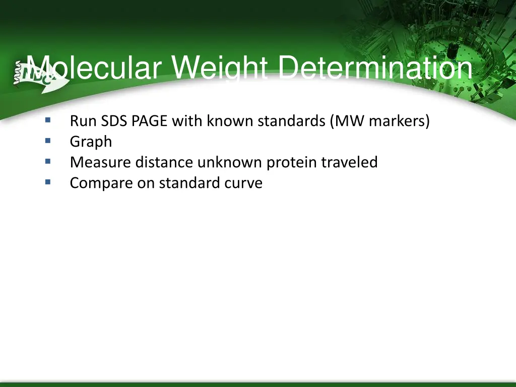 molecular weight determination