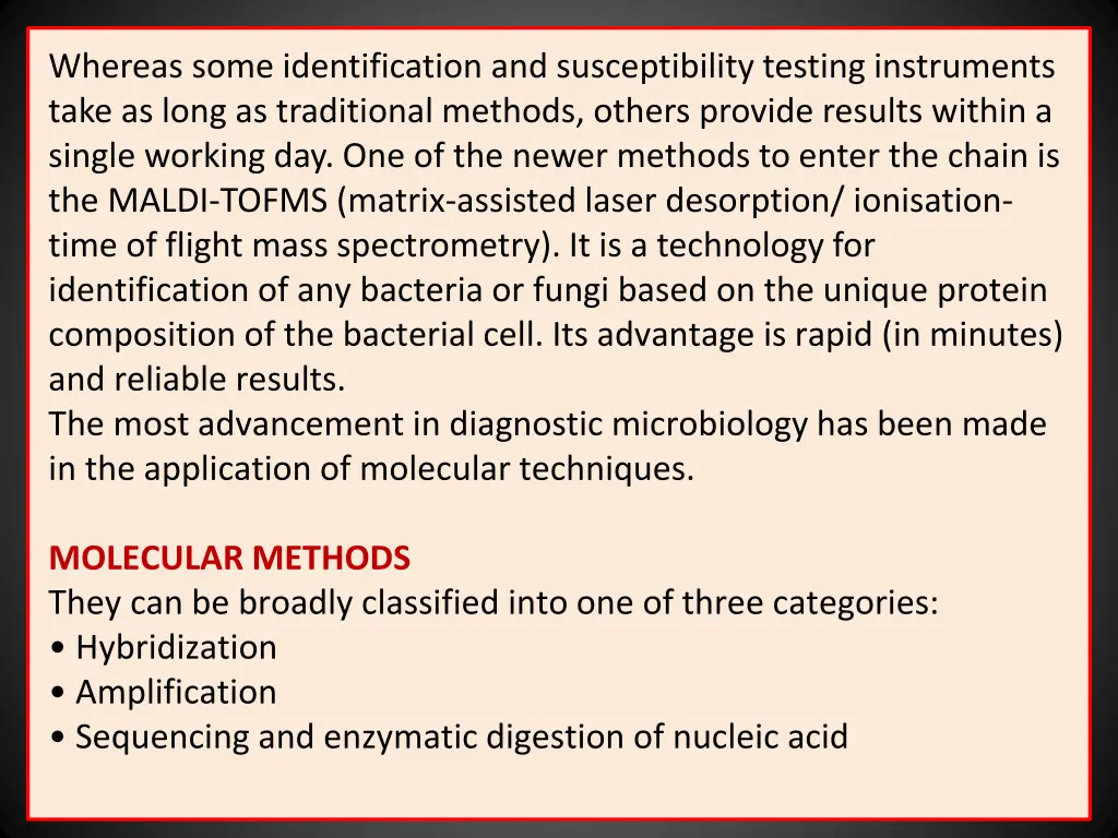 whereas some identification and susceptibility