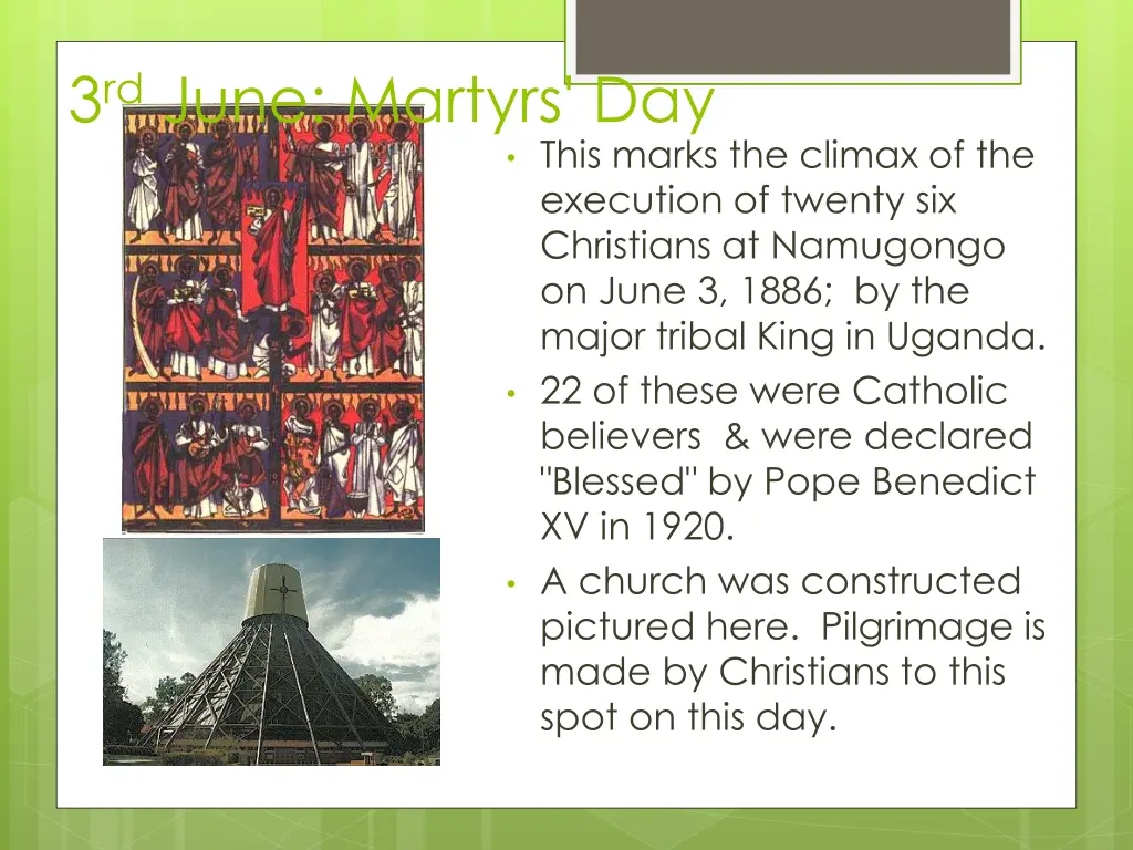 3 rd june martyrs day