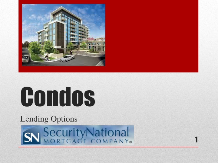 condos lending options