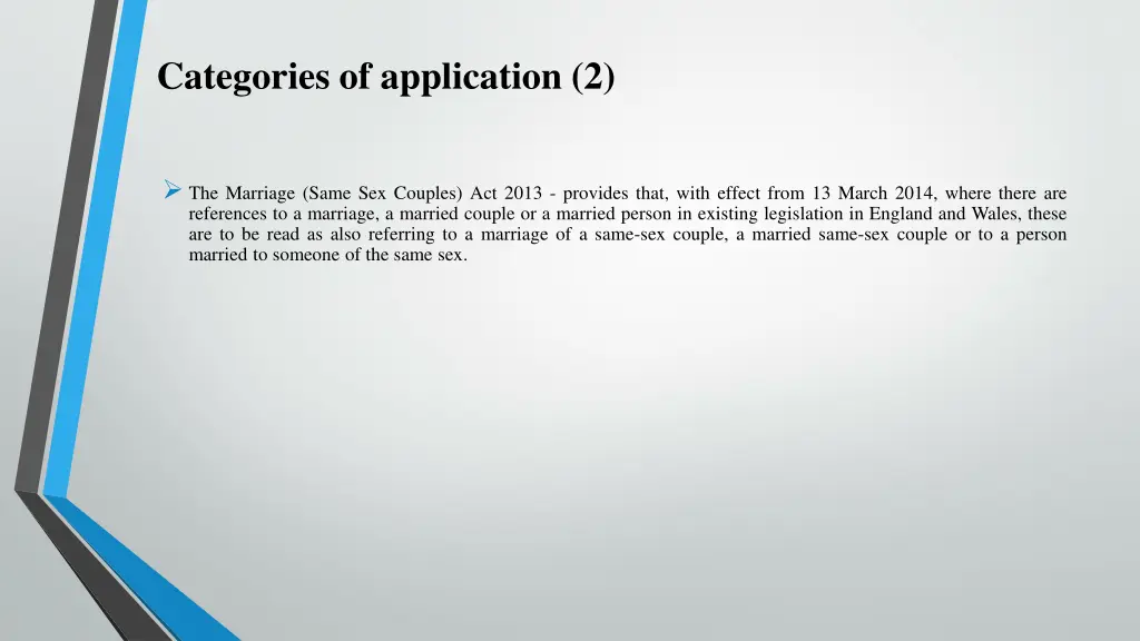 categories of application 2