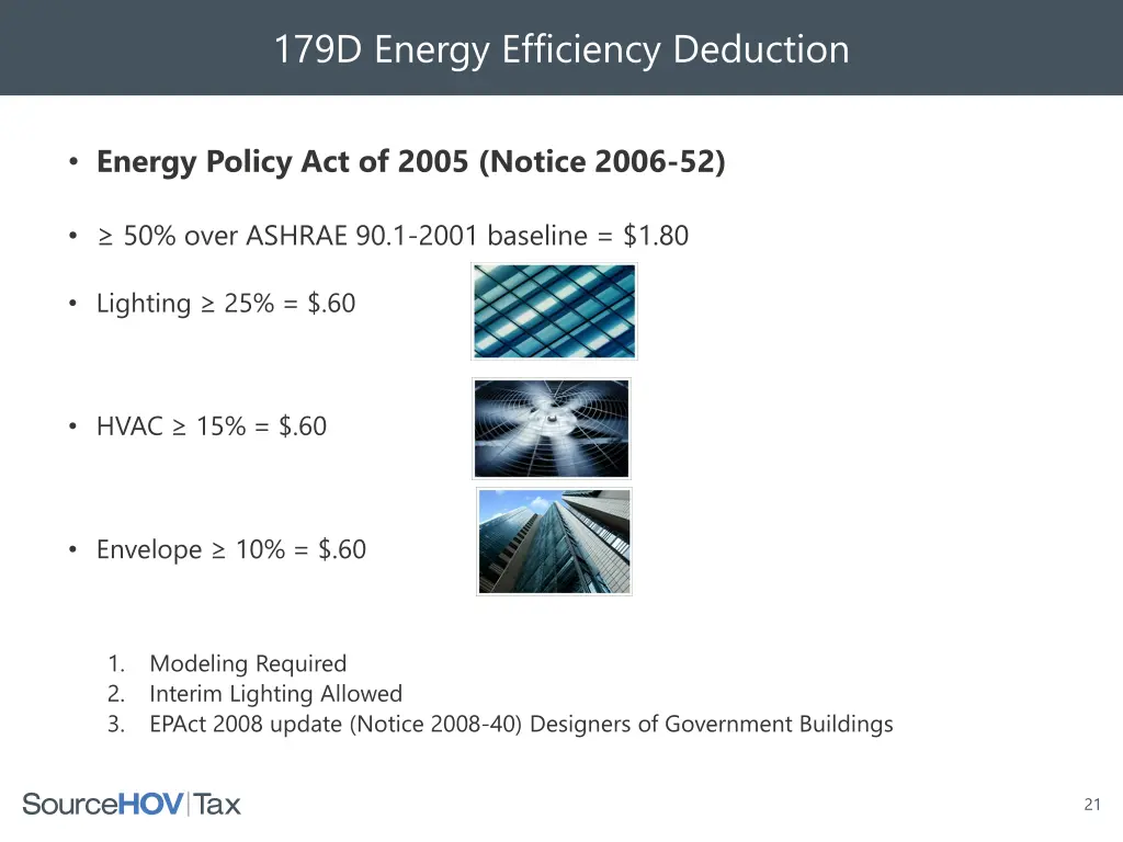 179d energy efficiency deduction