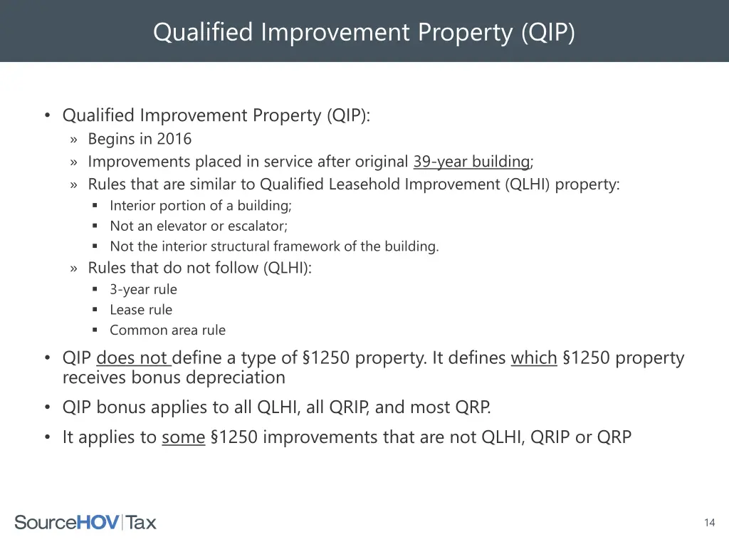 qualified improvement property qip