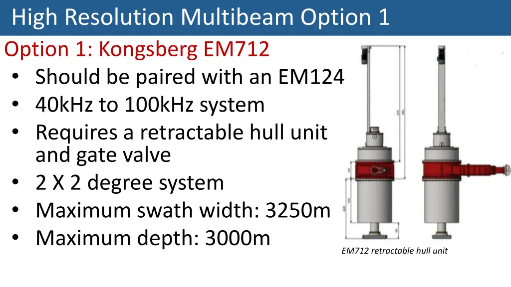 high resolution multibeam option 1 option