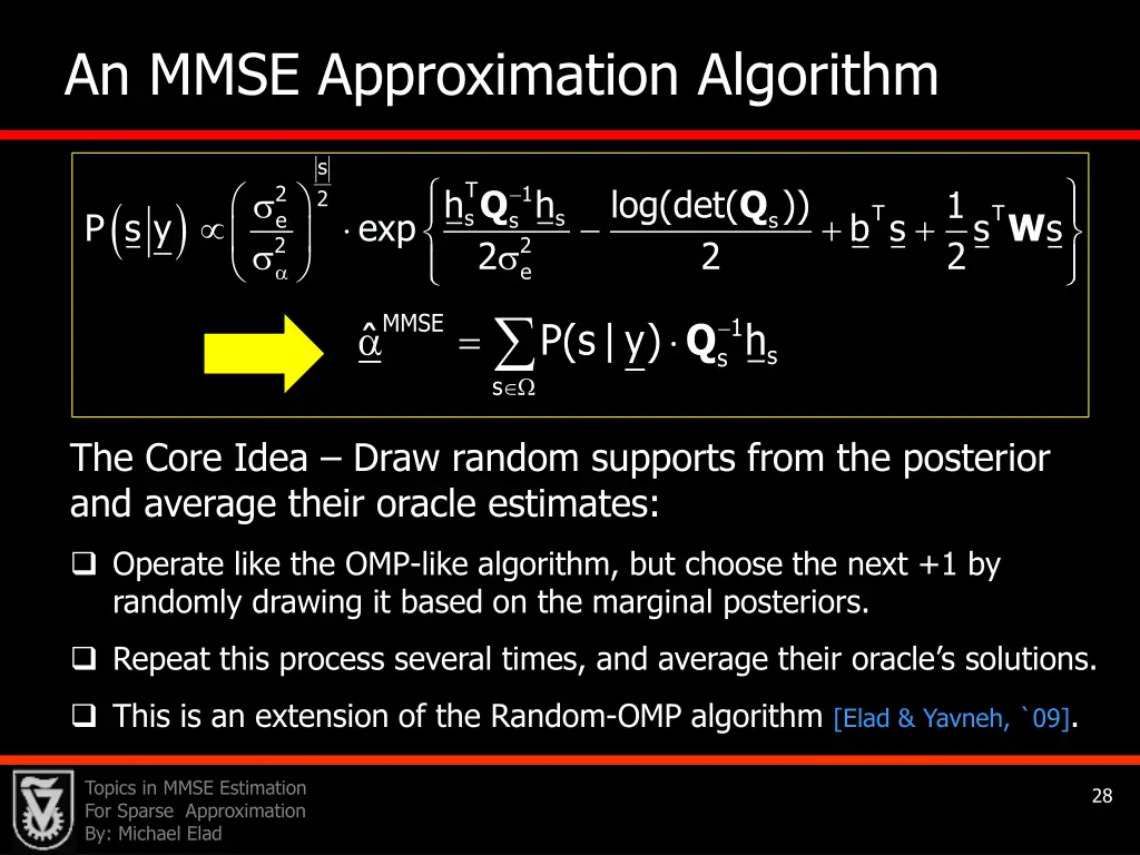 an mmse approximation algorithm