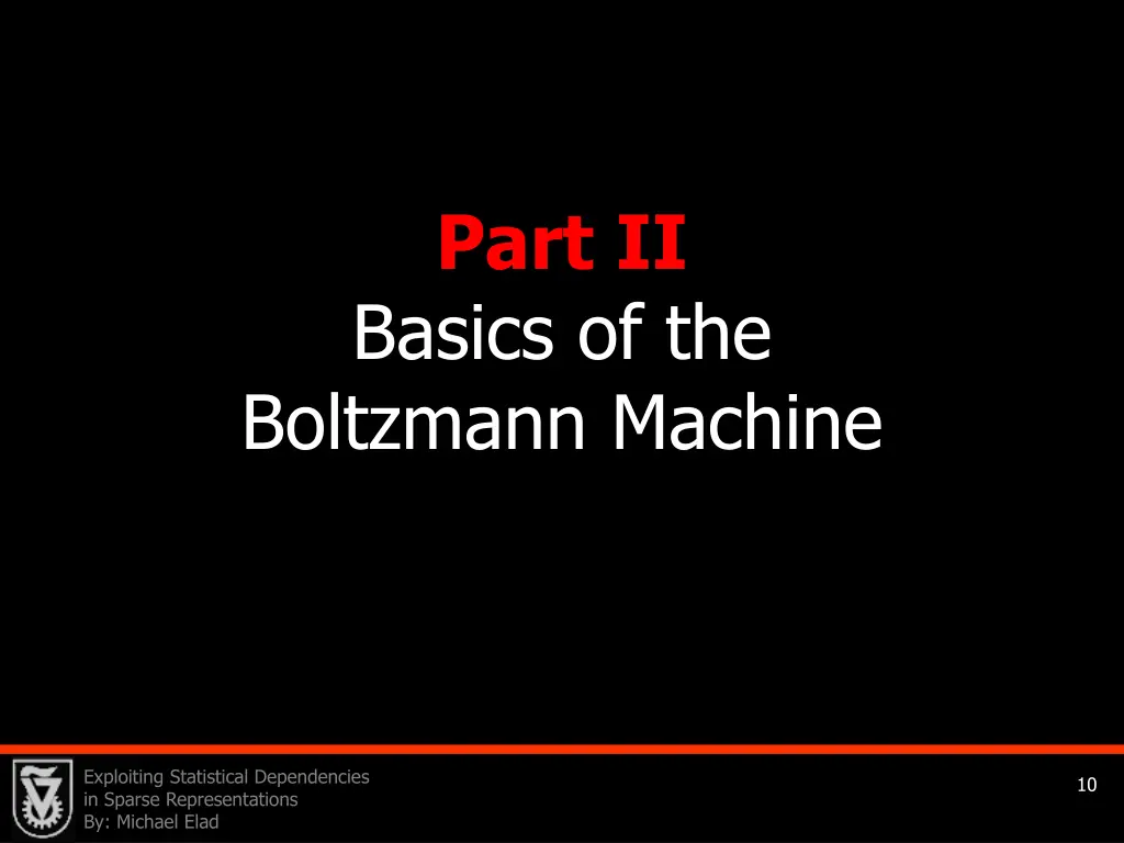 part ii basics of the boltzmann machine