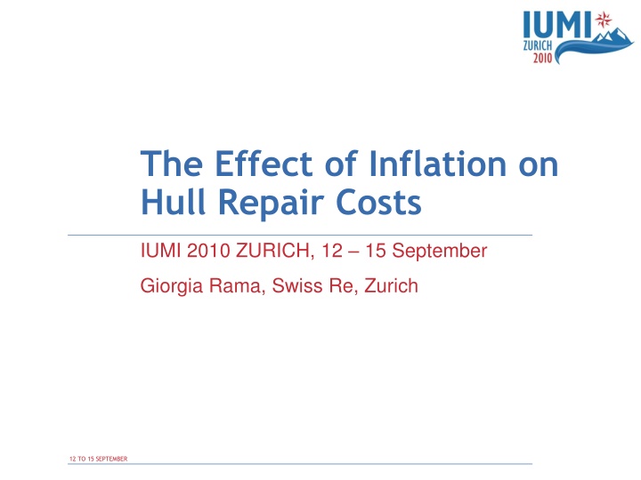 the effect of inflation on hull repair costs