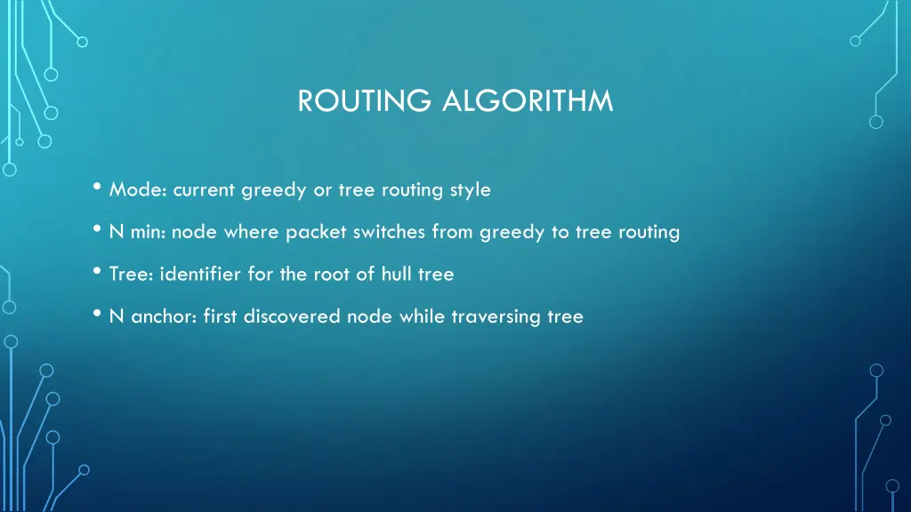 routing algorithm