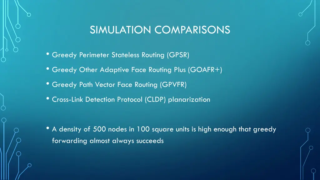 simulation comparisons