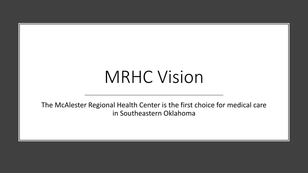 mrhc vision