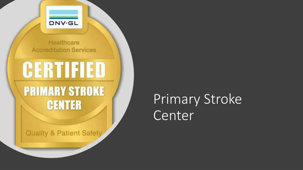 primary stroke center