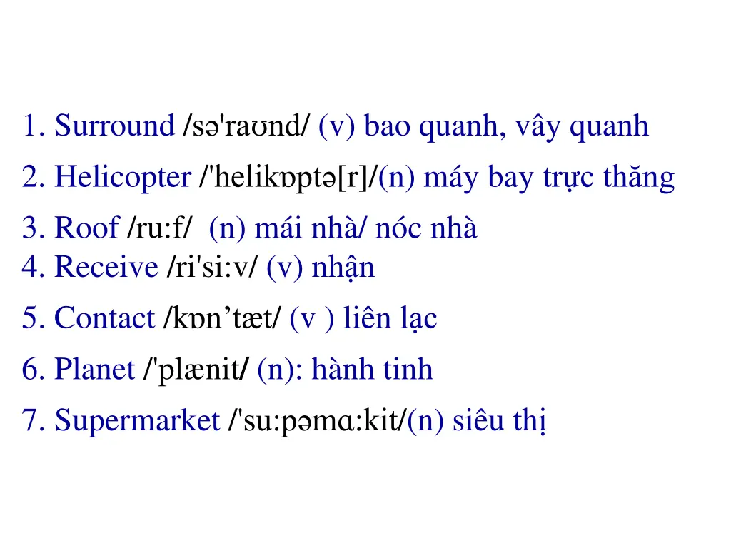 1 surround s ra nd v bao quanh v y quanh